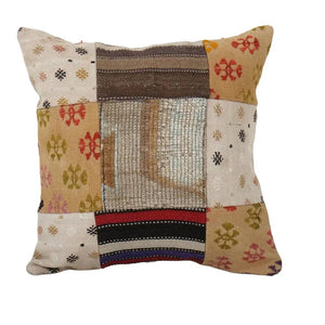 Kilim Patchwork Pillow Cover | 18'' x 18''