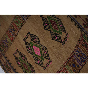 Vintage Turkish Aubusson Kilim Runner 1'9'' x 21'4''