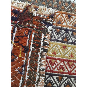 Vintage Oushak Yastik Rug 19'' x 33''