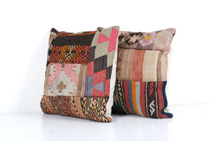 Rug Pillow Cover Set of 2 | 19'' x 19''