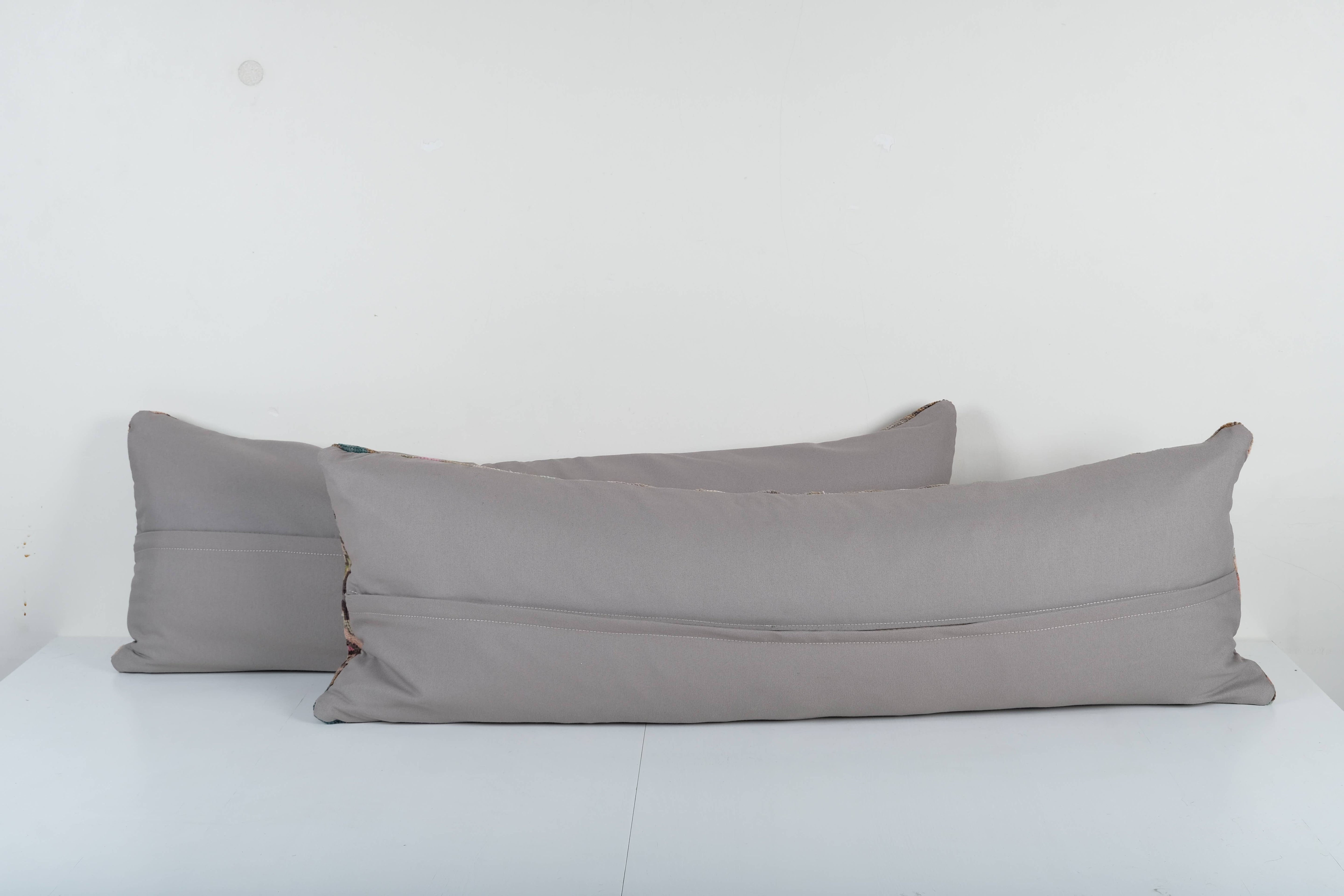 Rug Bedding Pillow Cover Set of 2 | 15'' x 45''