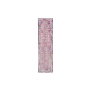 Vintage Herki Runner Rug 2'10'' x 9'9''