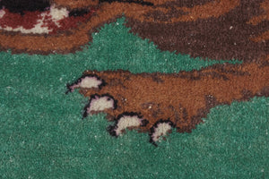 Vintage Turkish Rug 31'' x 59''