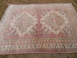Vintage Oushak Rug 4'9'' x 6'8''