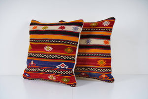 Kilim Pillow Cover Set of 2 | 20'' x 20''