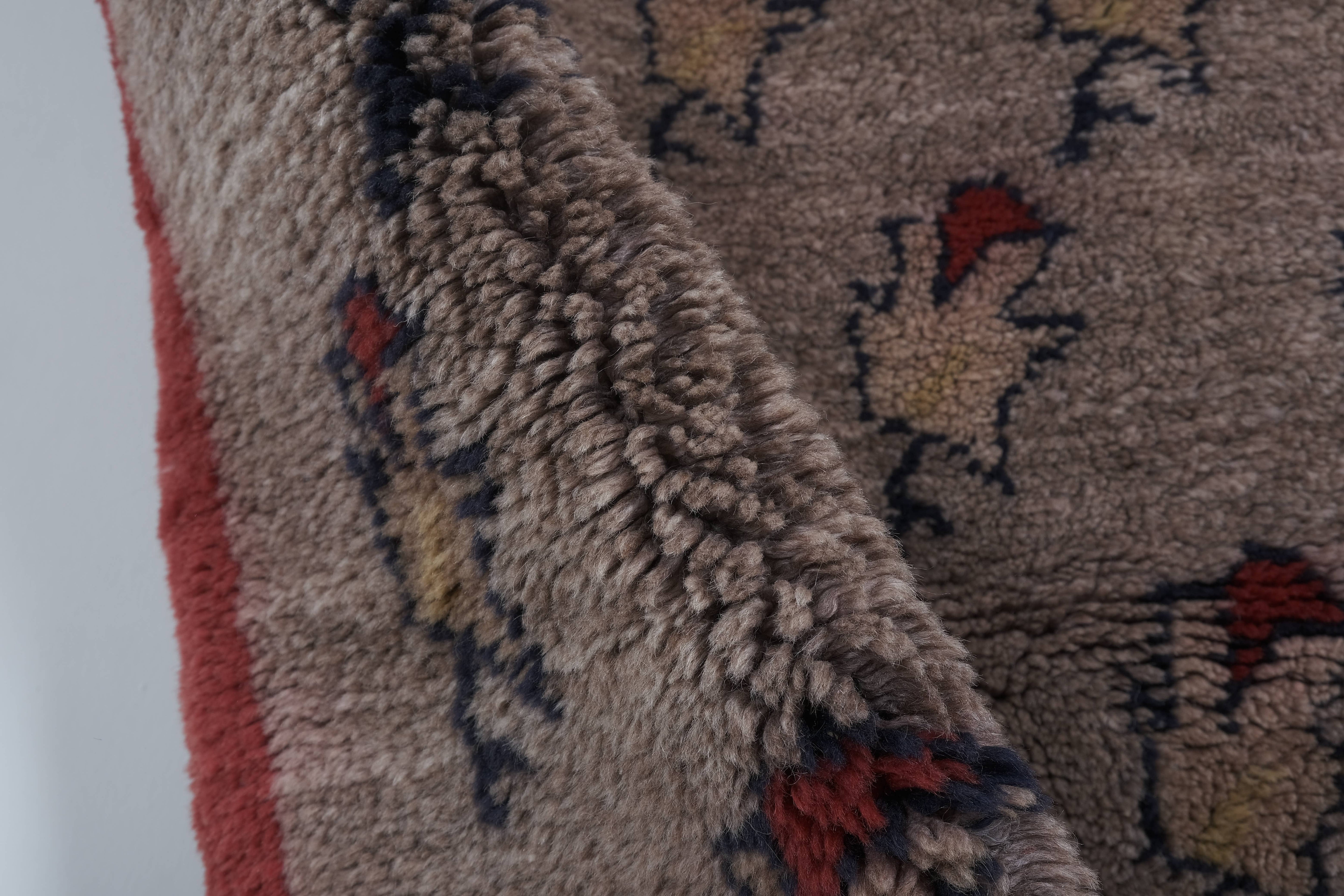 Vintage Turkish Tulu Rug 3'7'' x 6'11''