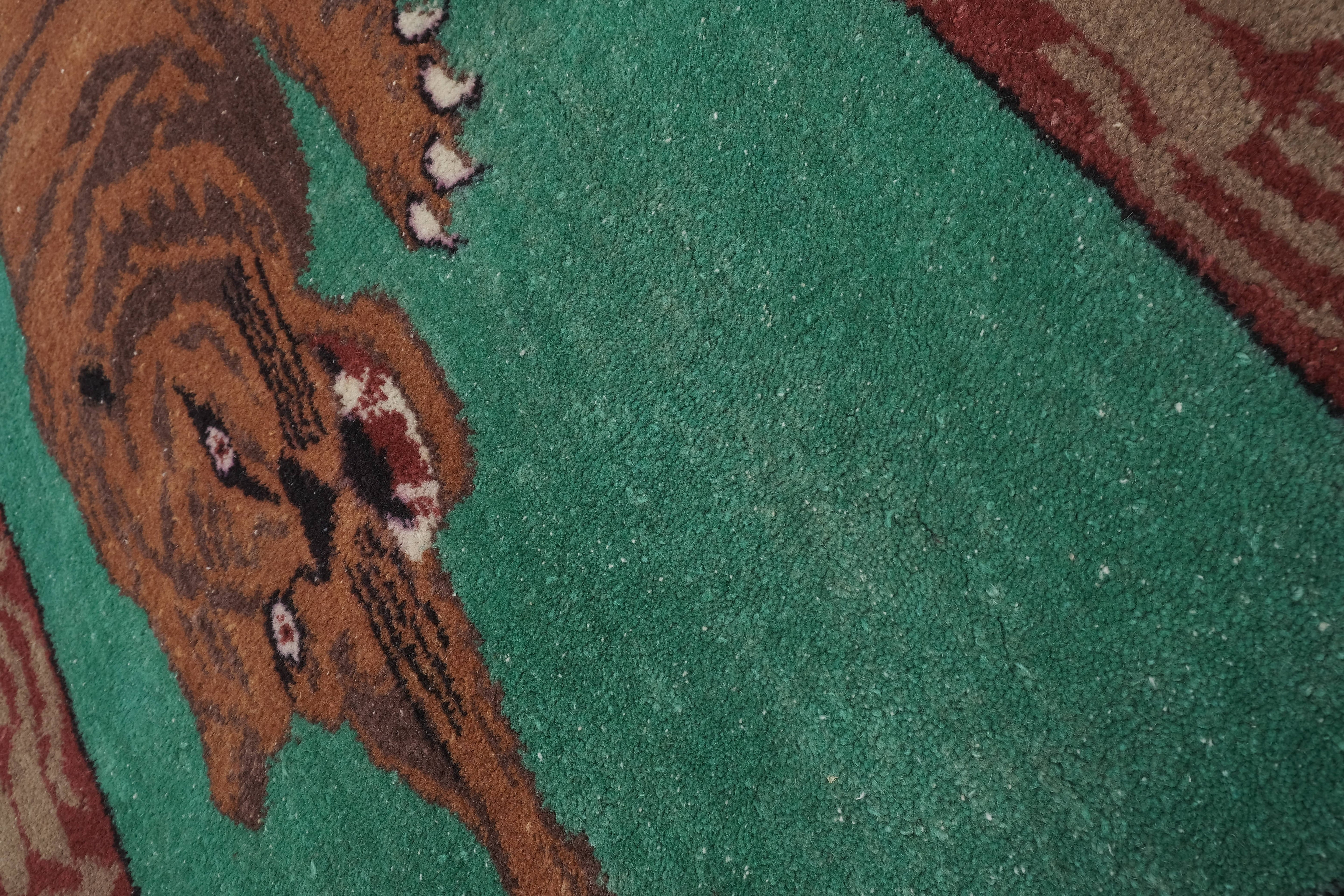 Vintage Turkish Rug 31'' x 59''