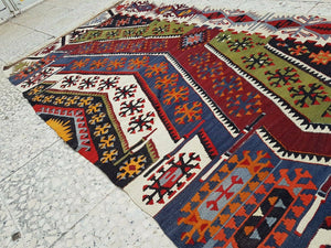 Vintage Kilim Runner 2'11'' x 12'11''