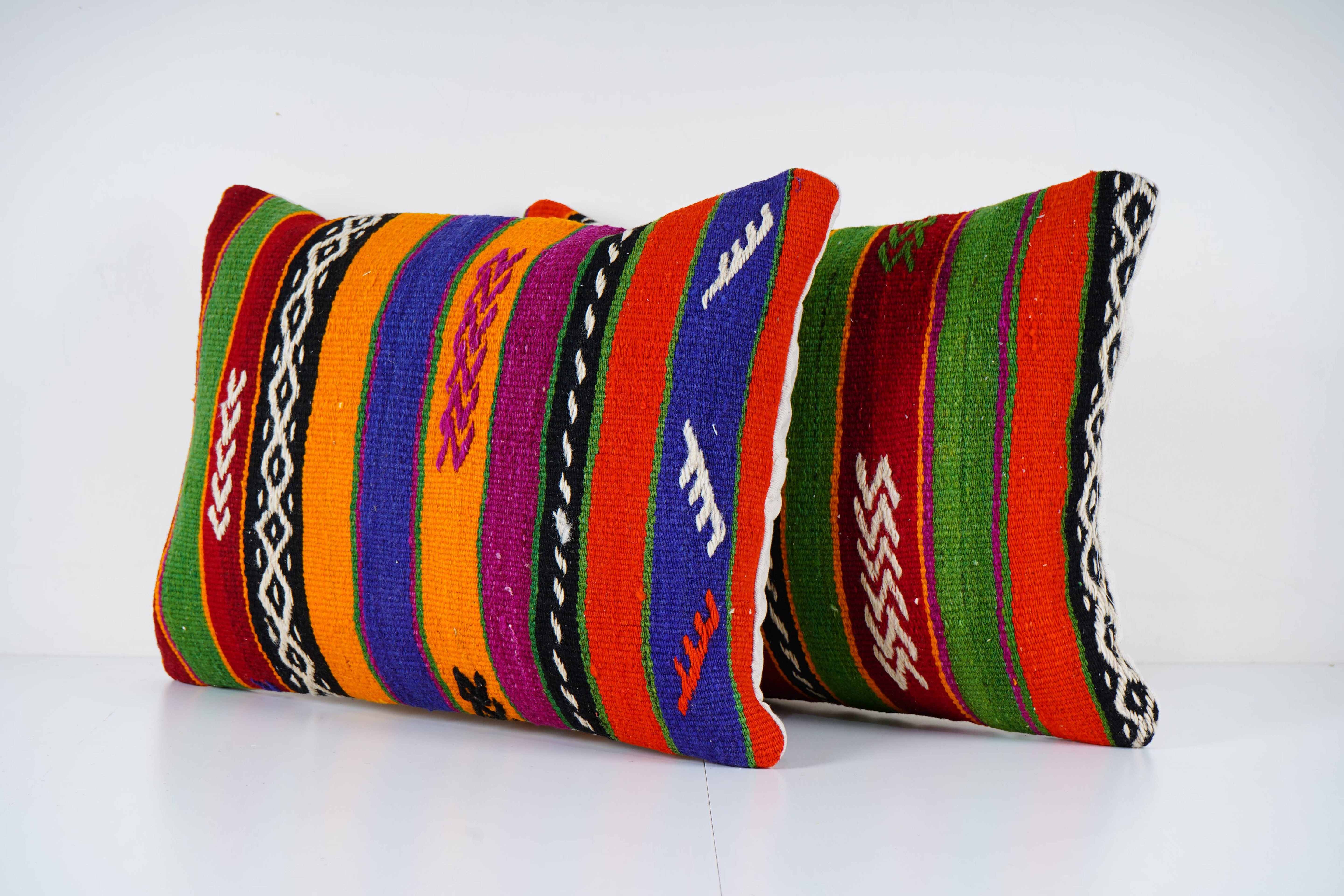 Kilim Pillow Cover Set of 2 | 18'' x 24''