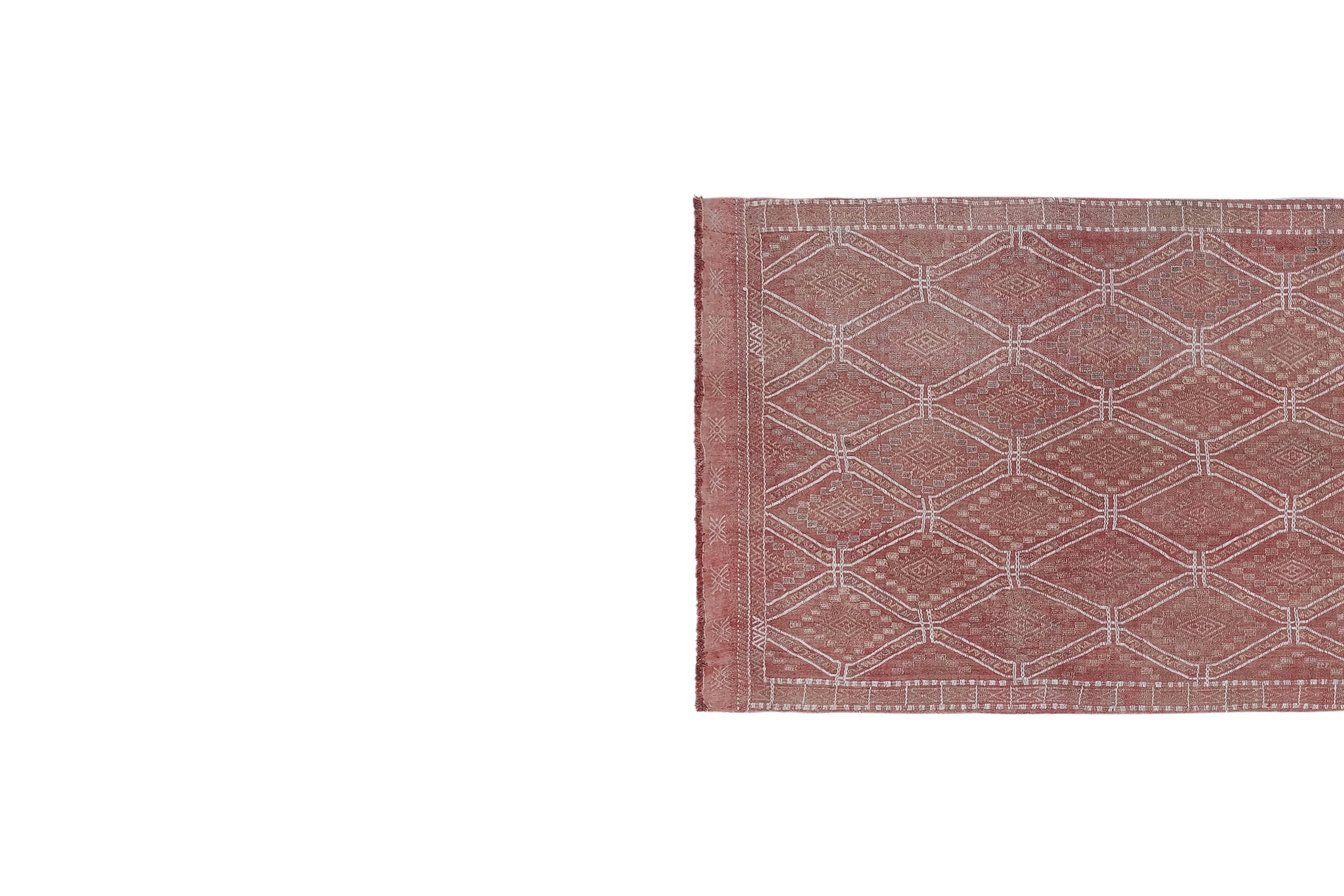 Vintage Turkish Kilim Runner 2'8'' x 9'6''