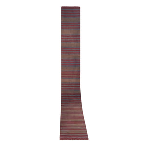 Vintage Turkish Kilim Runner 2'1'' x 18'4''