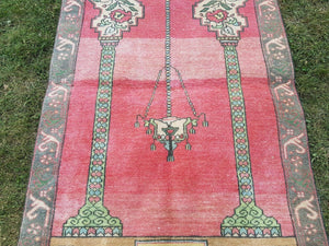 Vintage Oushak Rug 3'5'' x 5'4''