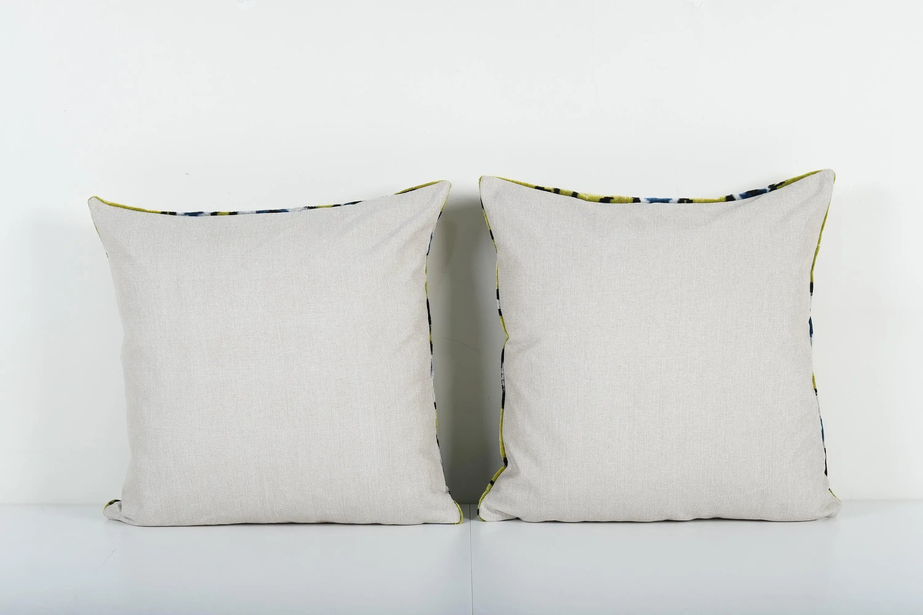 Silk Ikat Velvet Pillow Cover | 20'' x 20''