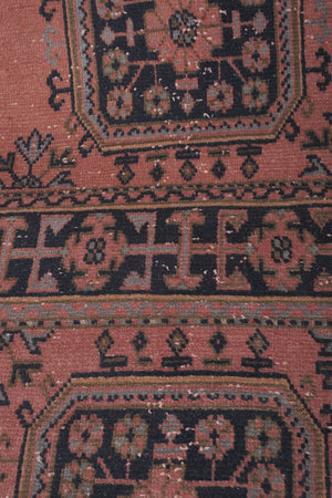 Vintage Turkish Runner Rug 2'6'' x 21'9''