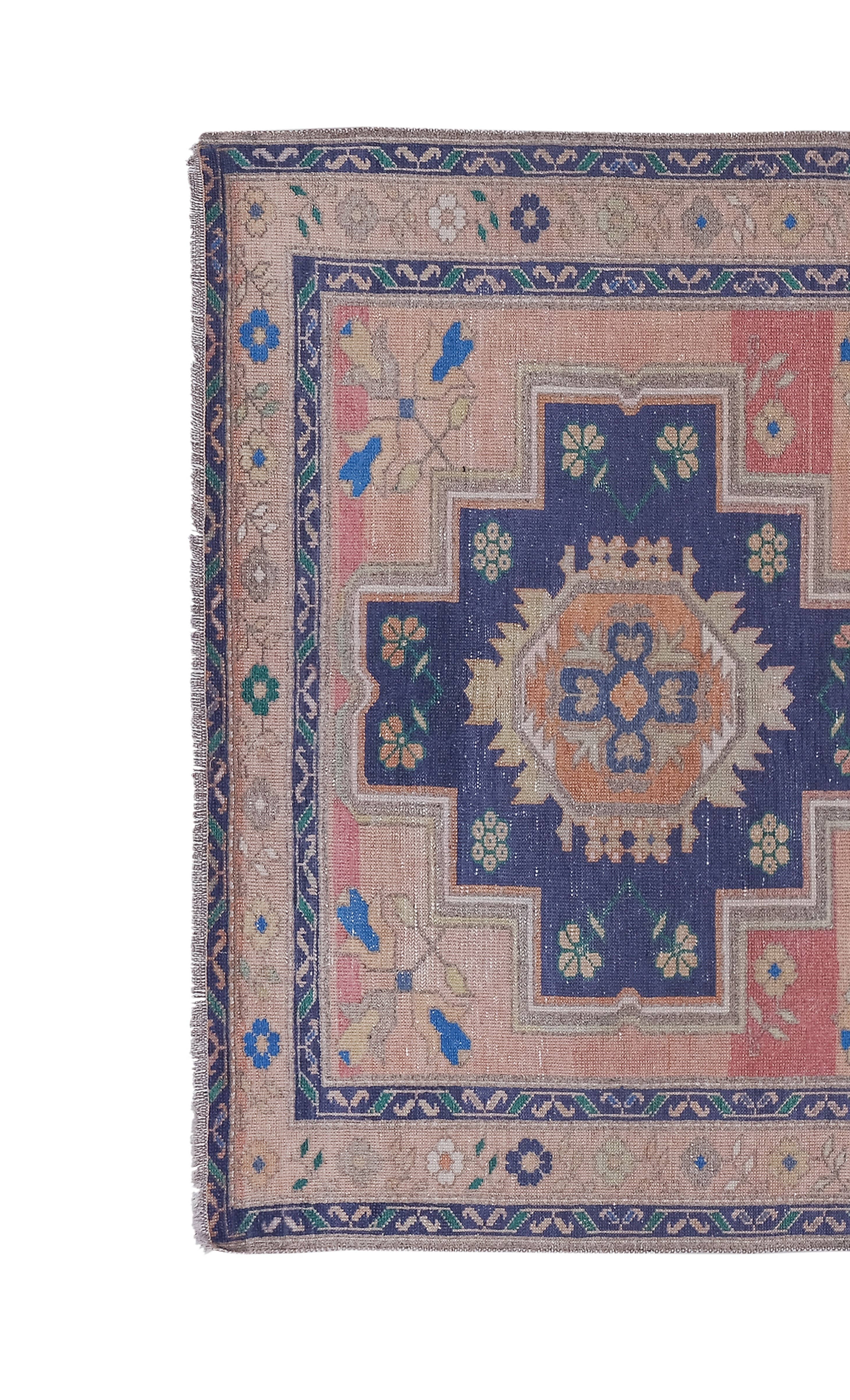 Vintage Caucasian Rug 4'9'' x 8'7''