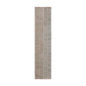 Vintage Turkish Anatolian Oushak Runner 2'6'' x 9'9''