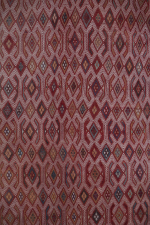 Vintage Turkish Kilim Rug 5'9'' x 8'2''