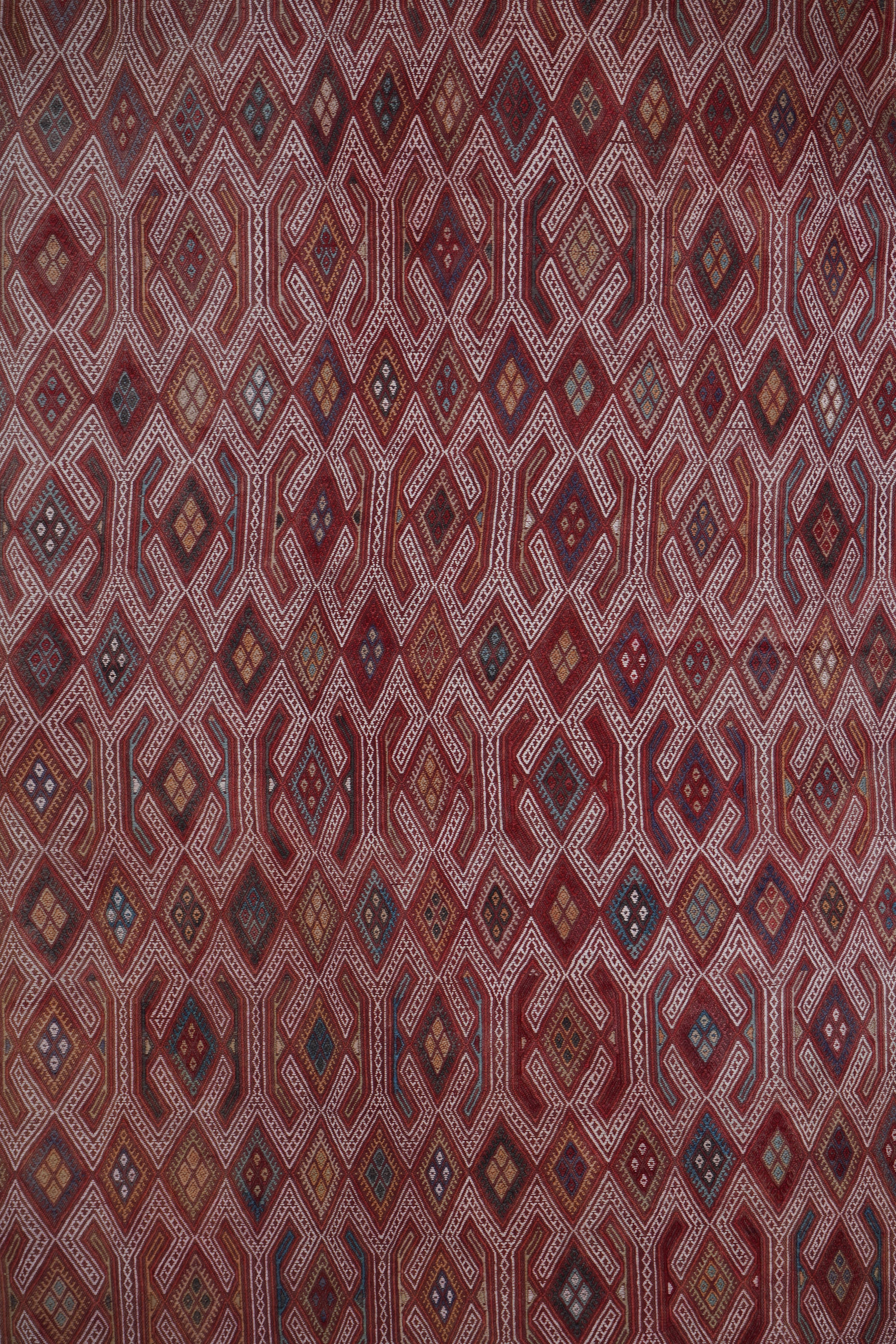Vintage Turkish Kilim Rug 5'9'' x 8'2''
