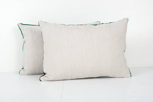 Tiger Silk Ikat Velvet Pillow Cover Set of 2 | 16'' x 22''