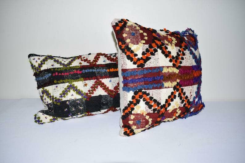 Kilim Pillow Cover Set of 2 | 16'' x 16''