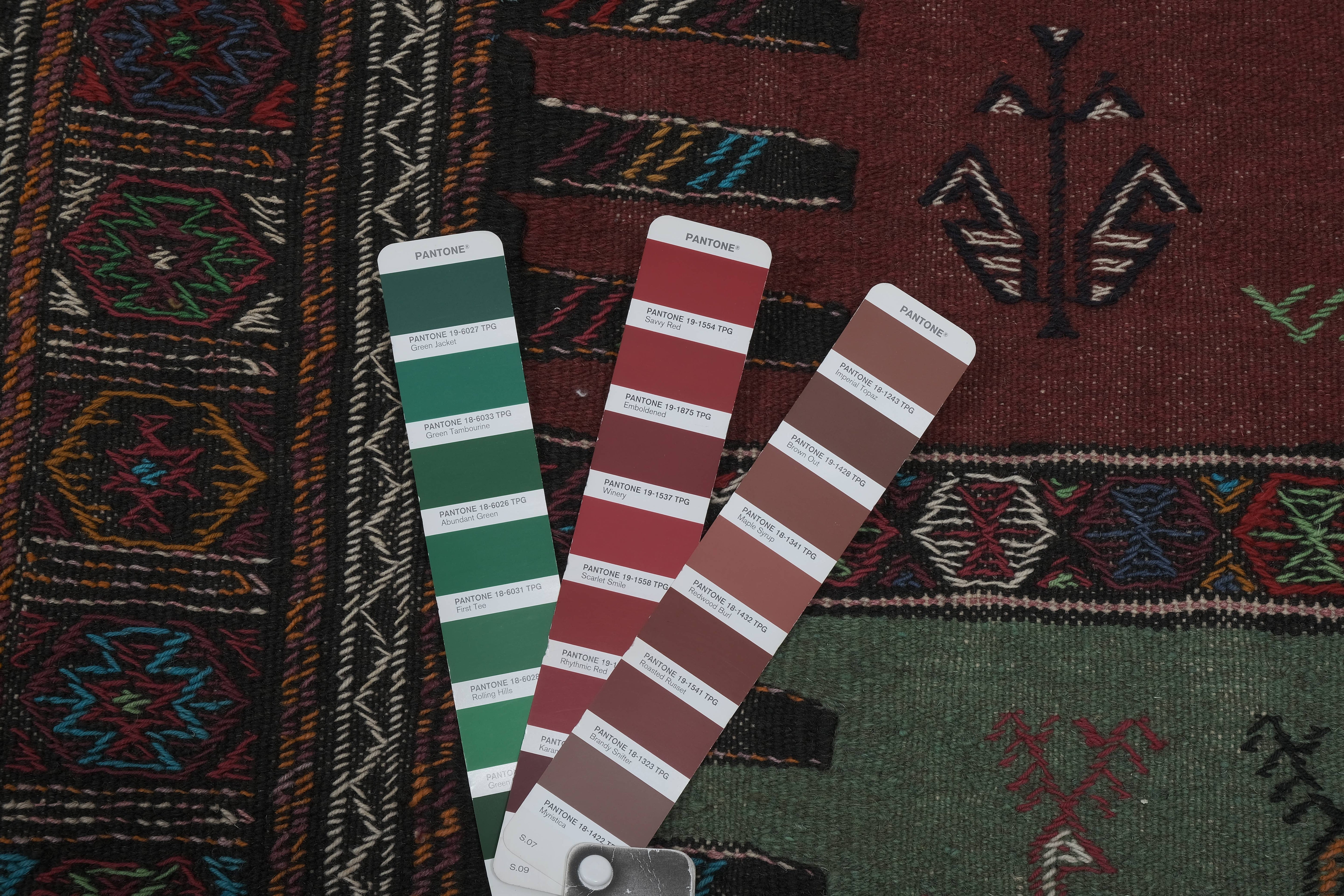 Vintage Turkish Soumac Kilim Rug 3'4'' x 5'4''
