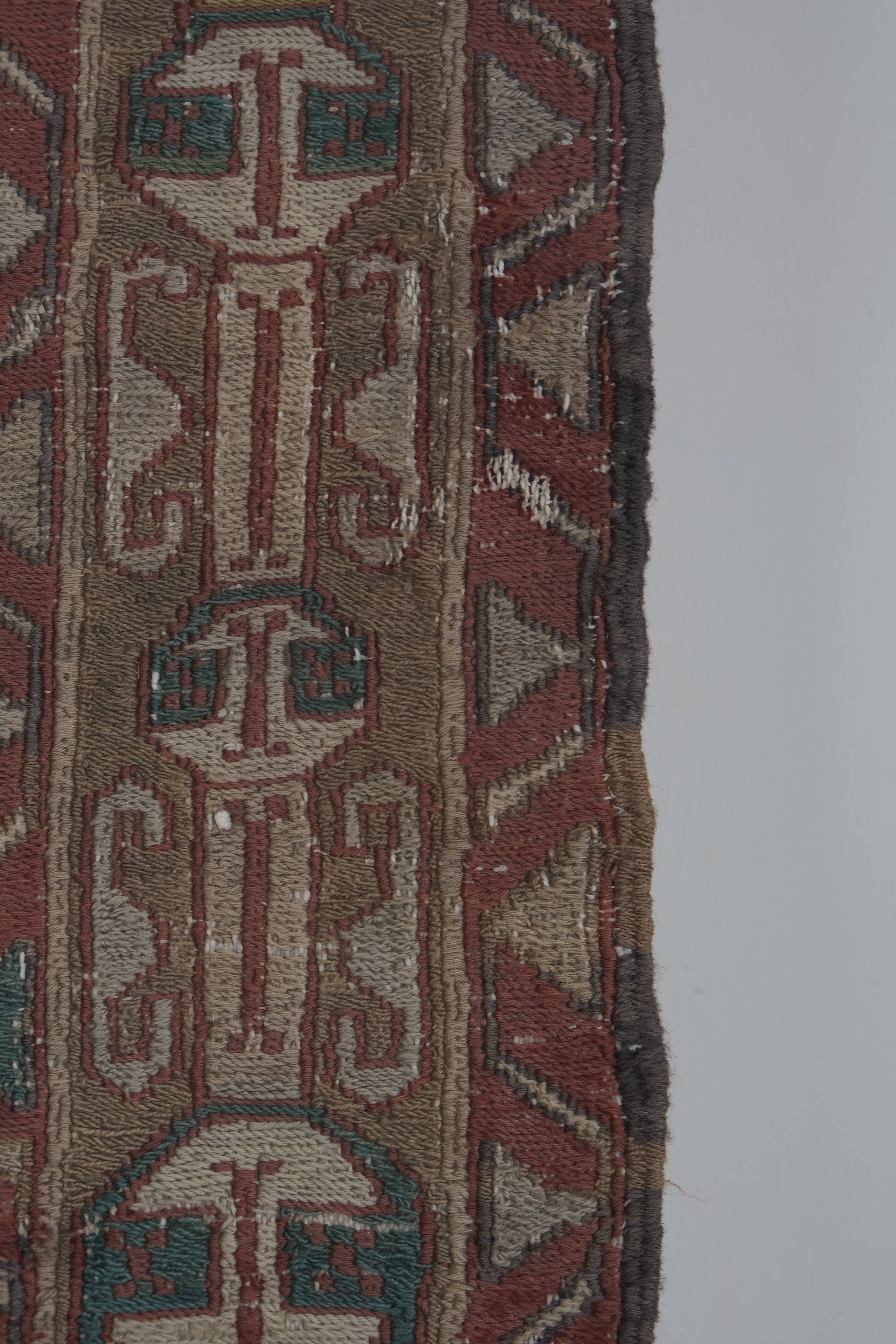 Vintage Turkish Kilim Rug 39'' x 56''