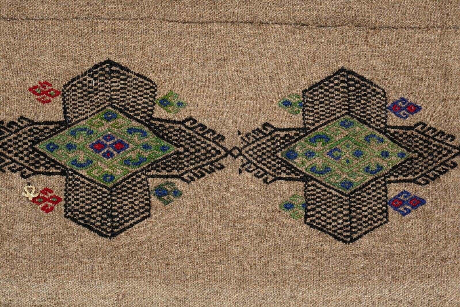 Vintage Turkish Karapinar Kilim Rug 4'7'' x 7'5''