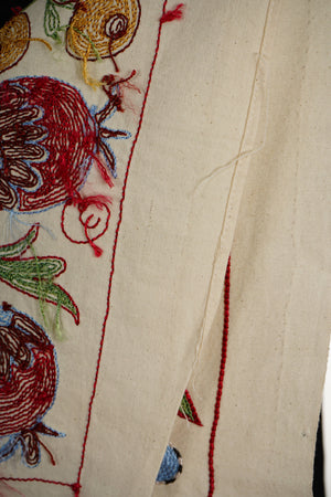 Peacock Suzani Wall Hanging & Tablecloth | 20'' x 36''
