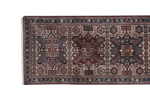 Vintage Turkish Anatolian Runner Rug 2'6'' x 10'