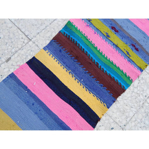Vintage Turkish Kilim Runner 1'7'' x 8'2''