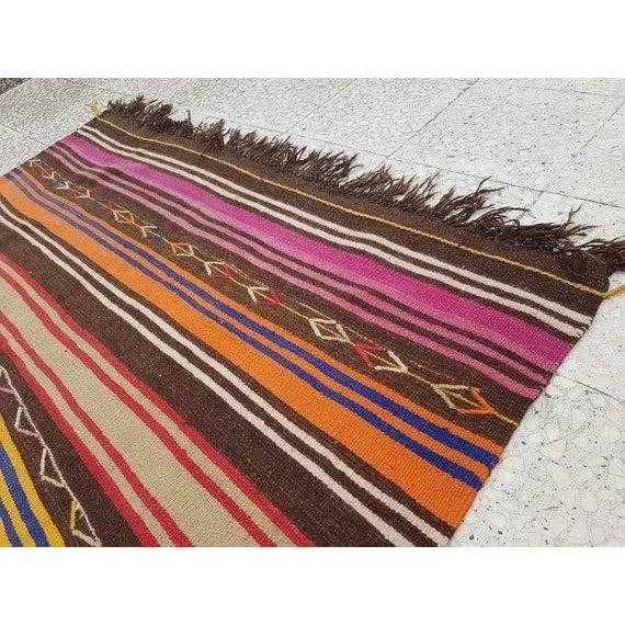 Vintage Turkish Kilim Rug 5' x 10'5''