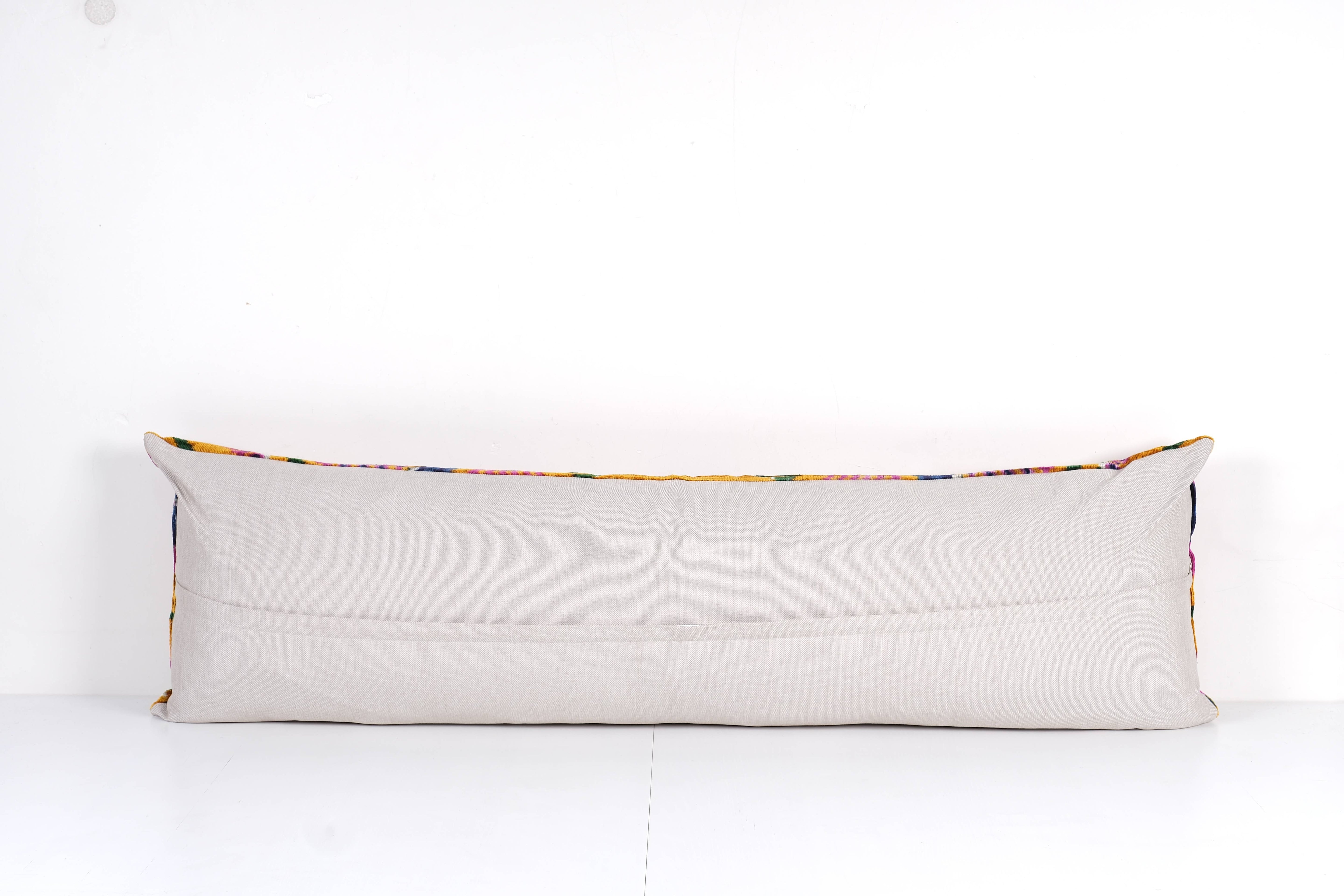 Silk Ikat Velvet Pillow Cover | 16'' x 50''