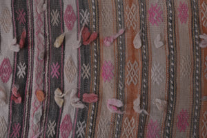 Vintage Turkish Kilim Runner 1'9'' x 23'1''