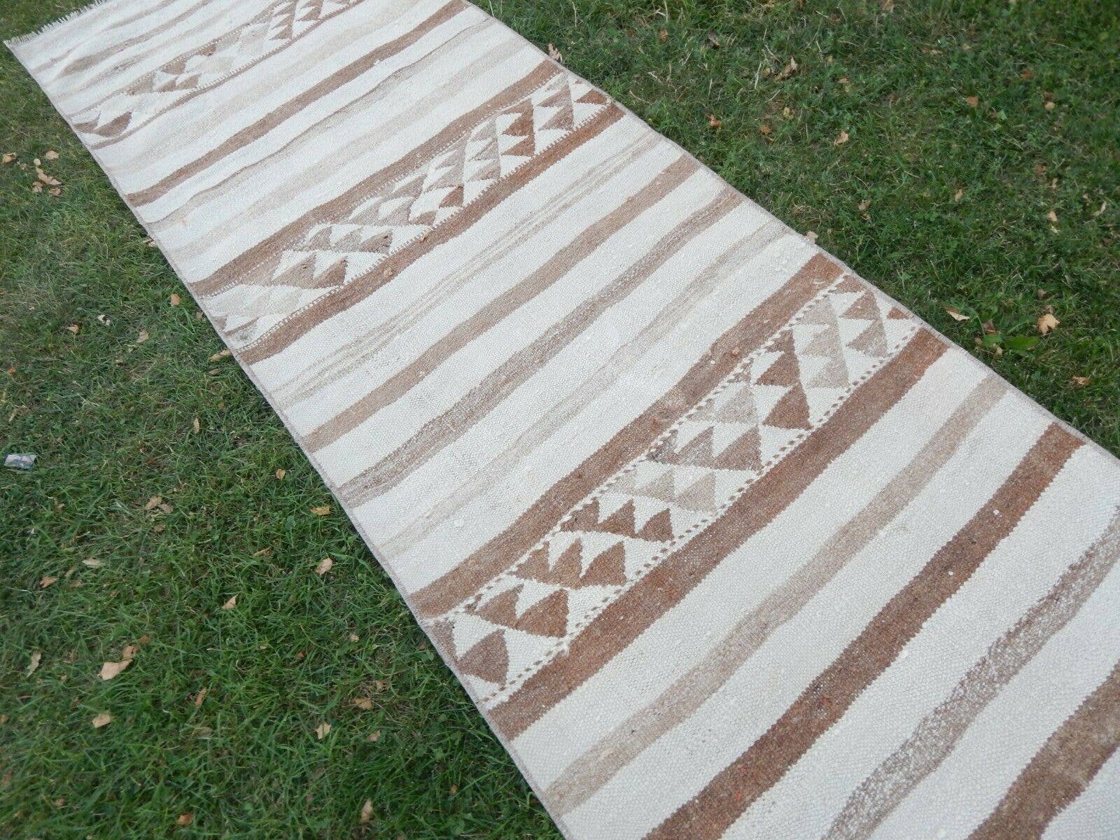 Vintage Herki Kilim Runner 2'9'' x 11'1''