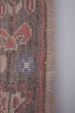 Vintage Turkish Karapinar Rug 4'9'' x 11'1''