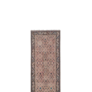 Vintage Caucasian Runner Rug 3'2'' x 13'7''