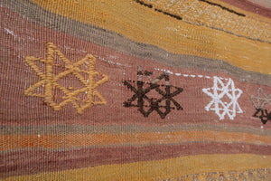 Vintage Turkish Kilim Runner 2'3'' x 8'10''