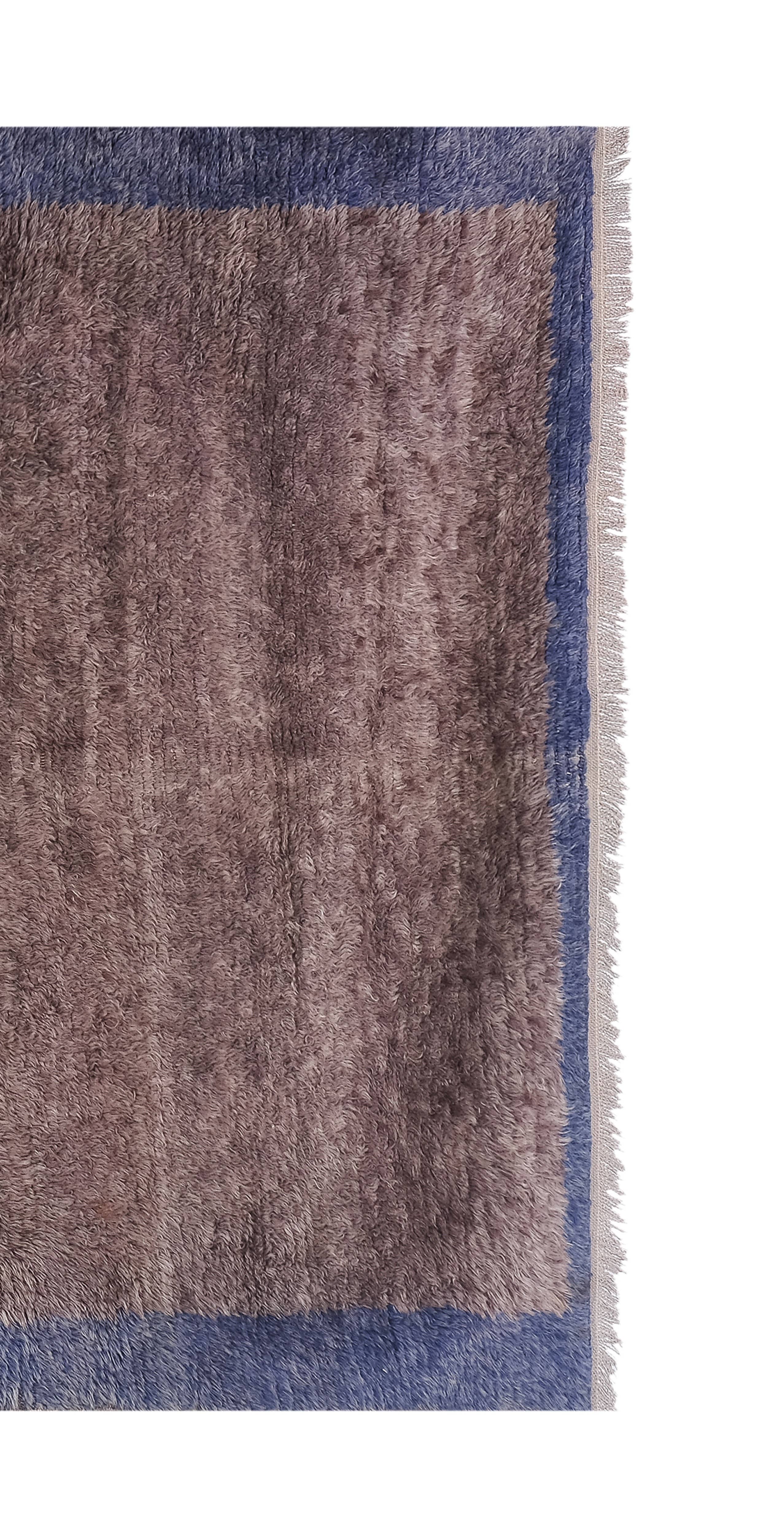 Vintage Turkish Tulu Rug 4'3'' x 6'1''