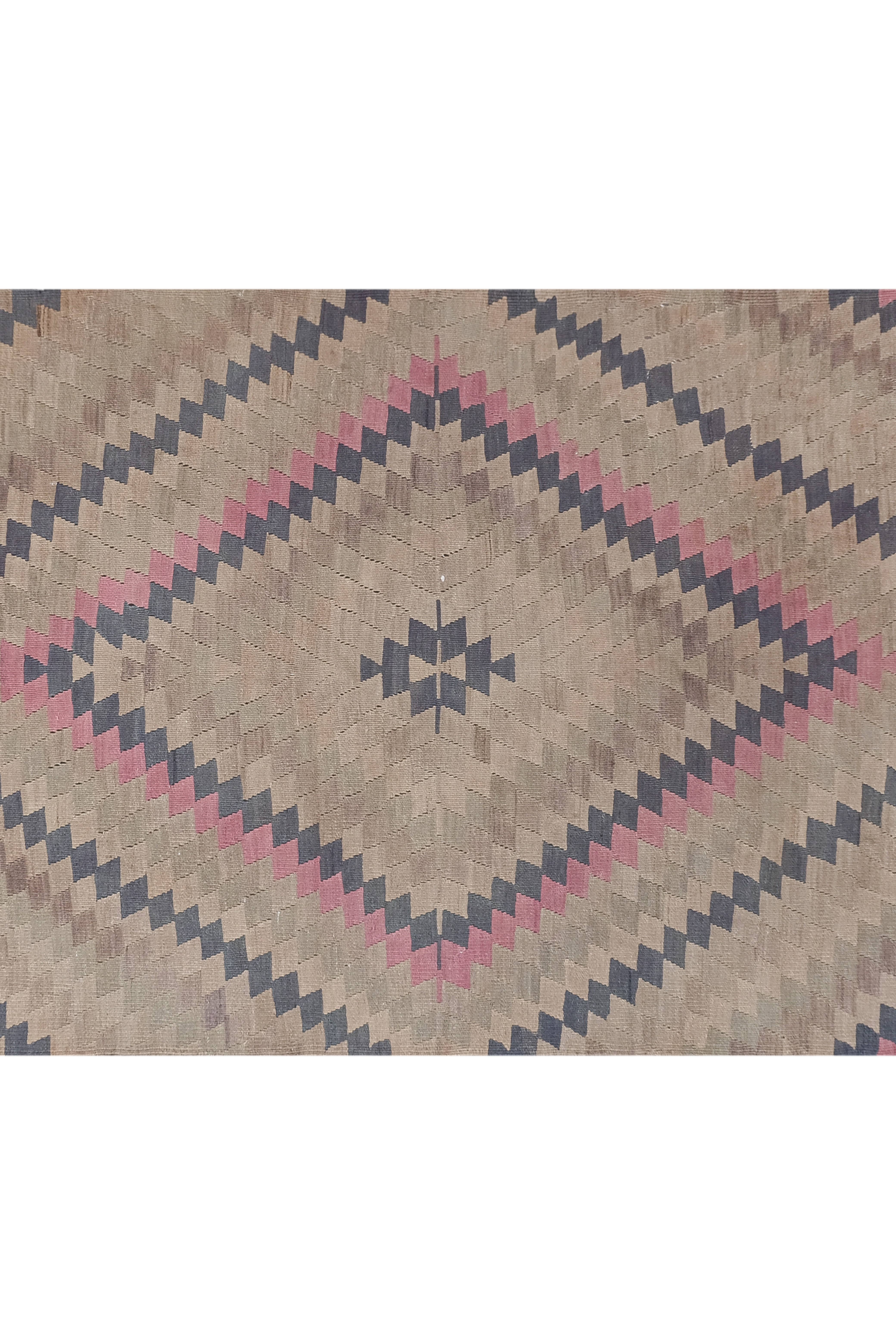 Vintage Turkish Kilim Rug 4'11'' x 11'6''