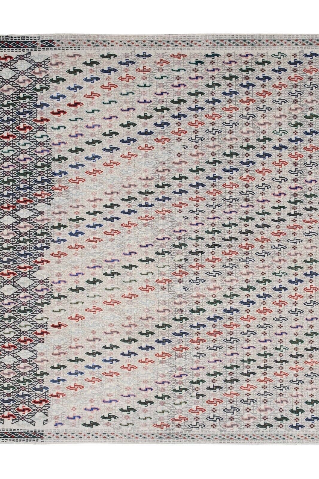 Hand-Embroidered Vintage Textile 5'9'' x 7'10''