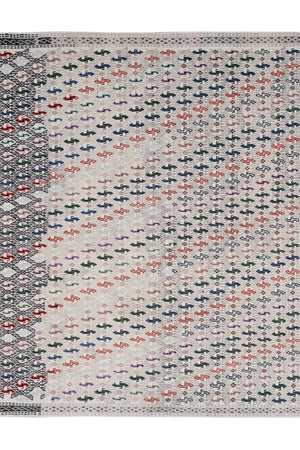 Hand-Embroidered Vintage Textile 5'9'' x 7'10''