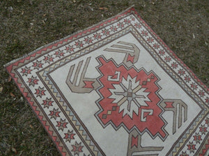 Vintage Kilim Rug 3'10'' x 4'