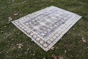 Vintage Oushak Rug 4'6'' x 6'8''