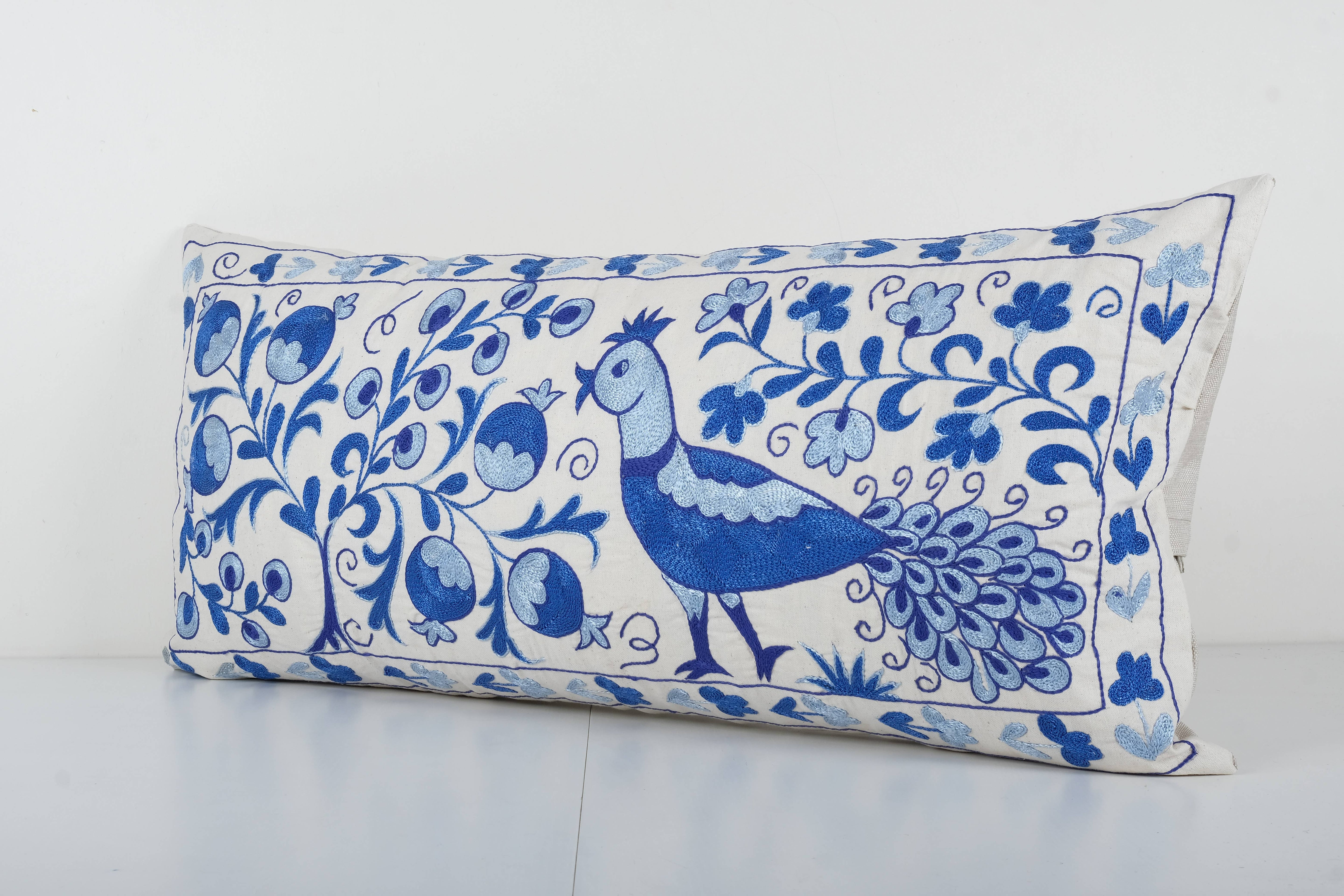 Fish Suzani Bedding Pillow Cover | 18'' x 38''