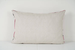Silk Ikat Velvet Pillow Cover | 16'' x 24''