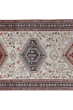 Vintage Turkish Soumac Kilim Rug 3'6'' x 6'1''