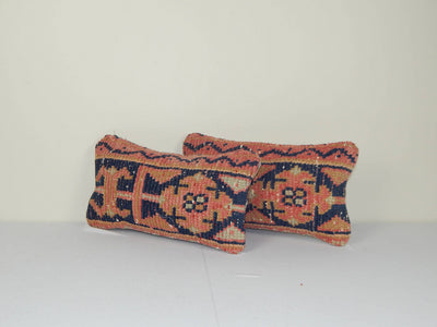 Rug Pillow Cover Set of 2 | 8'' x 16''