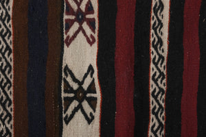 Vintage Turkish Kilim Runner 2'1'' x 17'10''