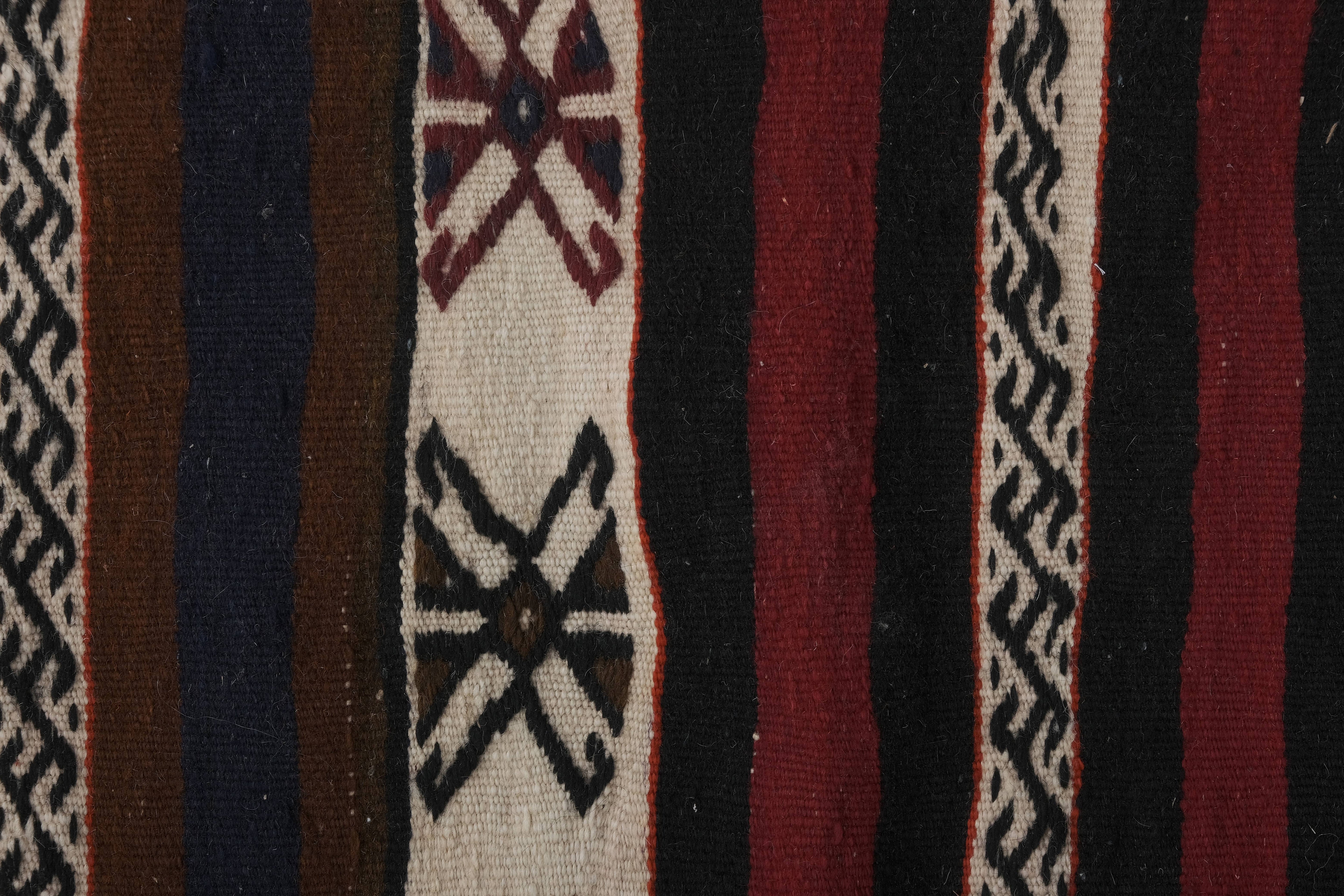 Vintage Turkish Kilim Runner 2'1'' x 17'10''