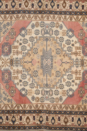 Vintage Turkish Karapinar Rug 6'8'' x 10'10''